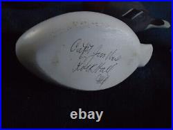 Vintage Signed Captain Jesse Urie Miniature Wooden Duck Decoy collection