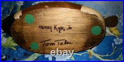 Vintage Tom Taber Hersey Kyle Wood Duck Decoy Northern Shoveler Spoonbill RARE