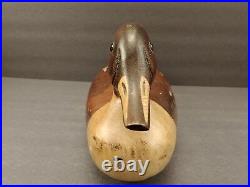 Vintage Tom Taber Pintail Wood Wooden Duck Decoy Man Cave Decor Wormwood