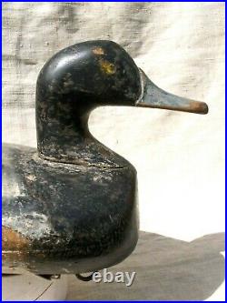 Vintage Upper Chesapeake Bluebill Duck Decoy, Bob McGaw