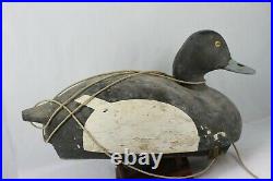 Vintage Wildfowler Bluebill Duck Decoy Pair Hollow Body Pine models 1940s