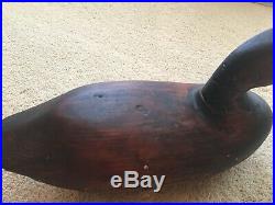 Vintage Wood 1890 Duck Decoy Hand Carved Capt Ellis Parker Beach Haven ARLA