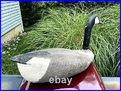 Vintage Wood Carved R Madison Mitchell Goose Decoy Signed & Dated 1952