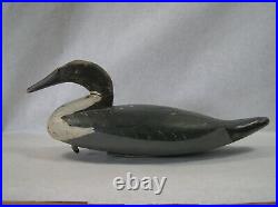 Vintage antique wooden duck decoy, rare, by Nick Trahan, Lake Arthur, Louisiana