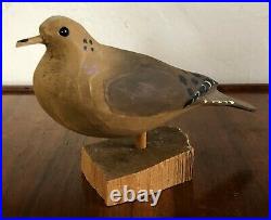 Will E. Kirkpatrick Wek Hand Carved 12.50 Mourning Dove Decoy Sculpture Figure