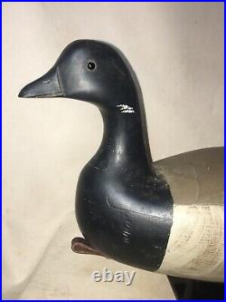 William Hammerstrom New Jersey Brant Duck Decoy Vintage Hunting Hollow Body